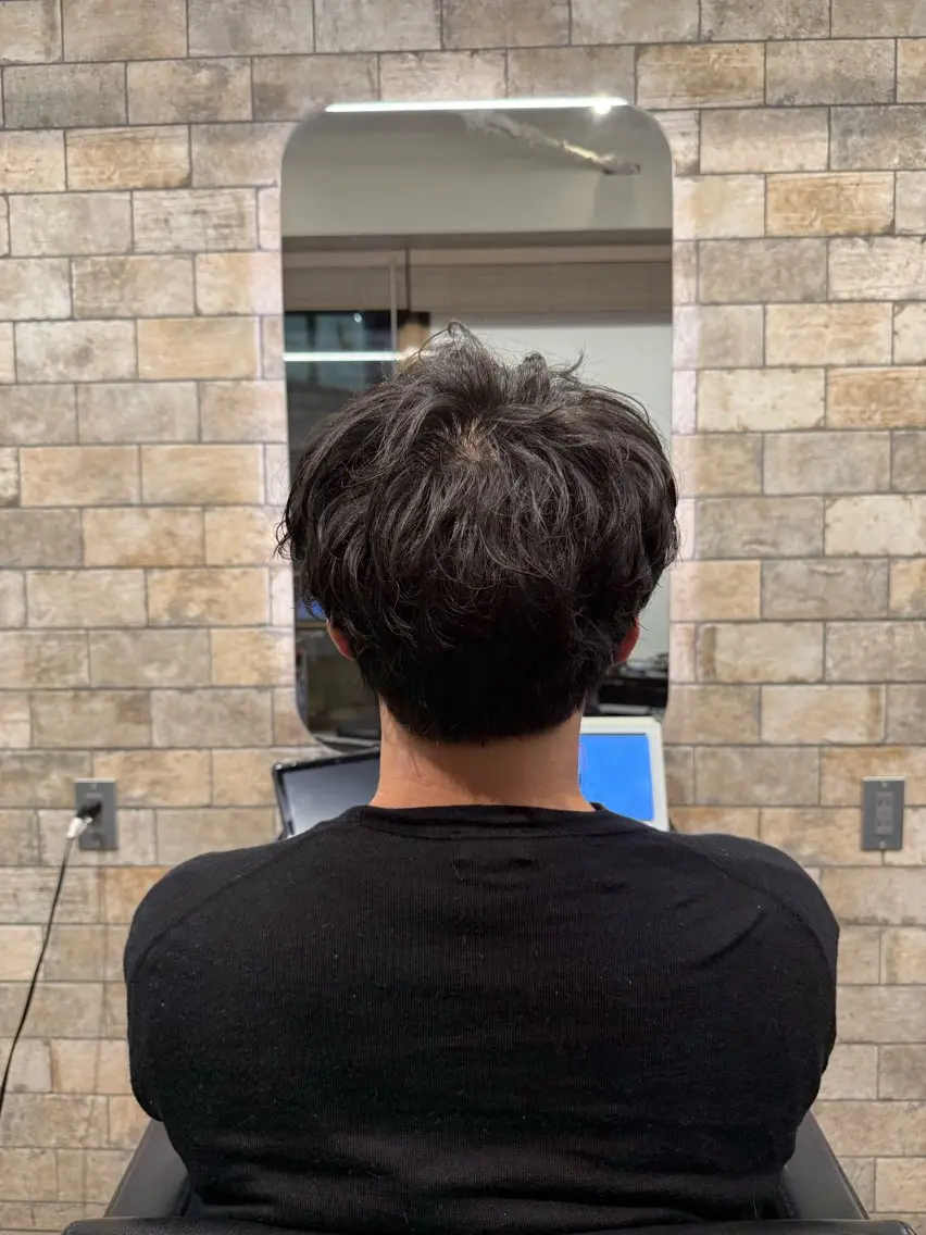 ショート パーマ メンズ カット パーマ fan.ray🦖 髙橋翔一のヘアスタイル