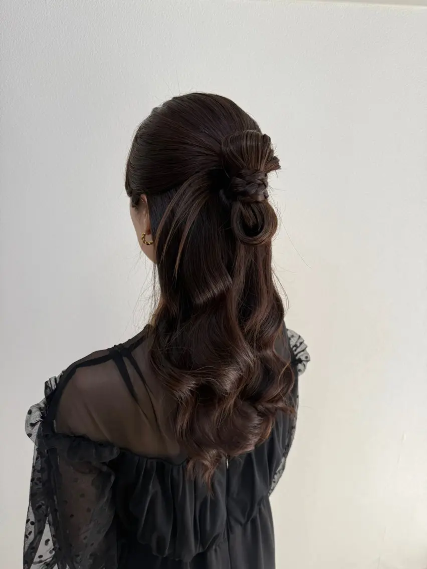 ロング ヘアアレンジ 大羅 海比のヘアスタイル