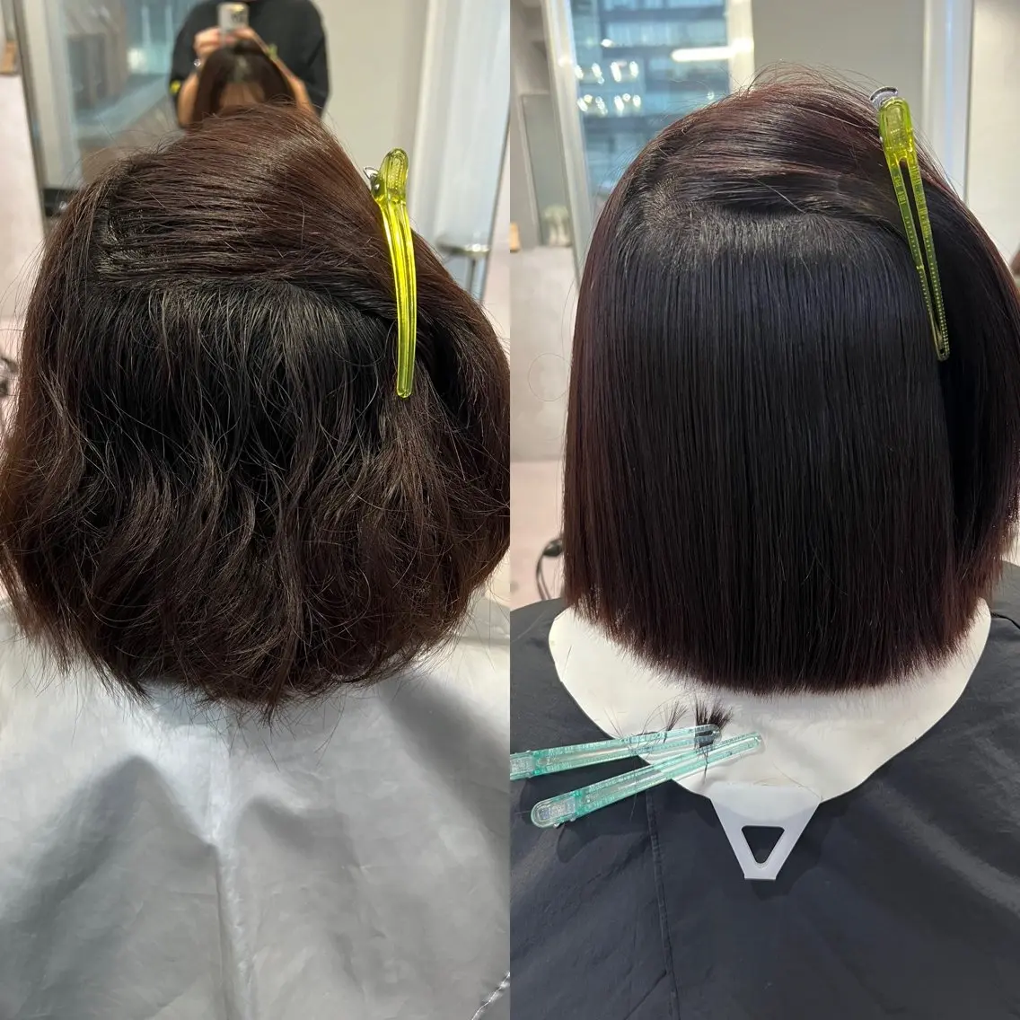 ショート 縮毛矯正 トリートメント 髪質改善/縮毛矯正/ 艶カラー/上野優斗のヘアスタイル