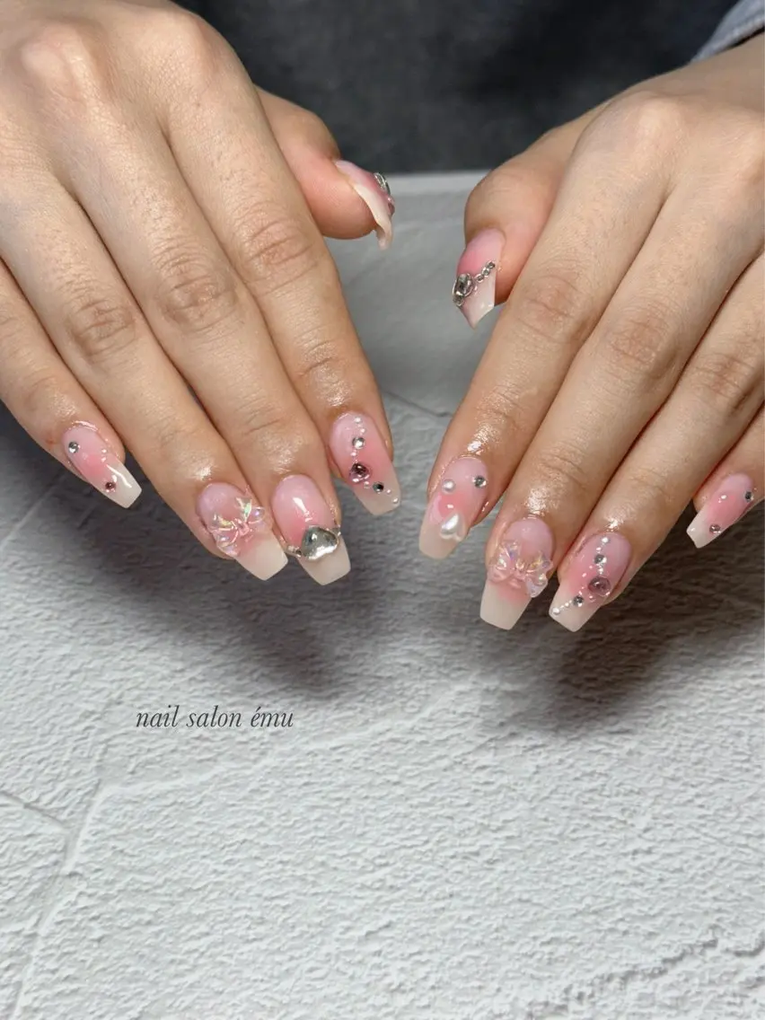 ネイル ハンドネイル nail salon émuのネイルデザイン