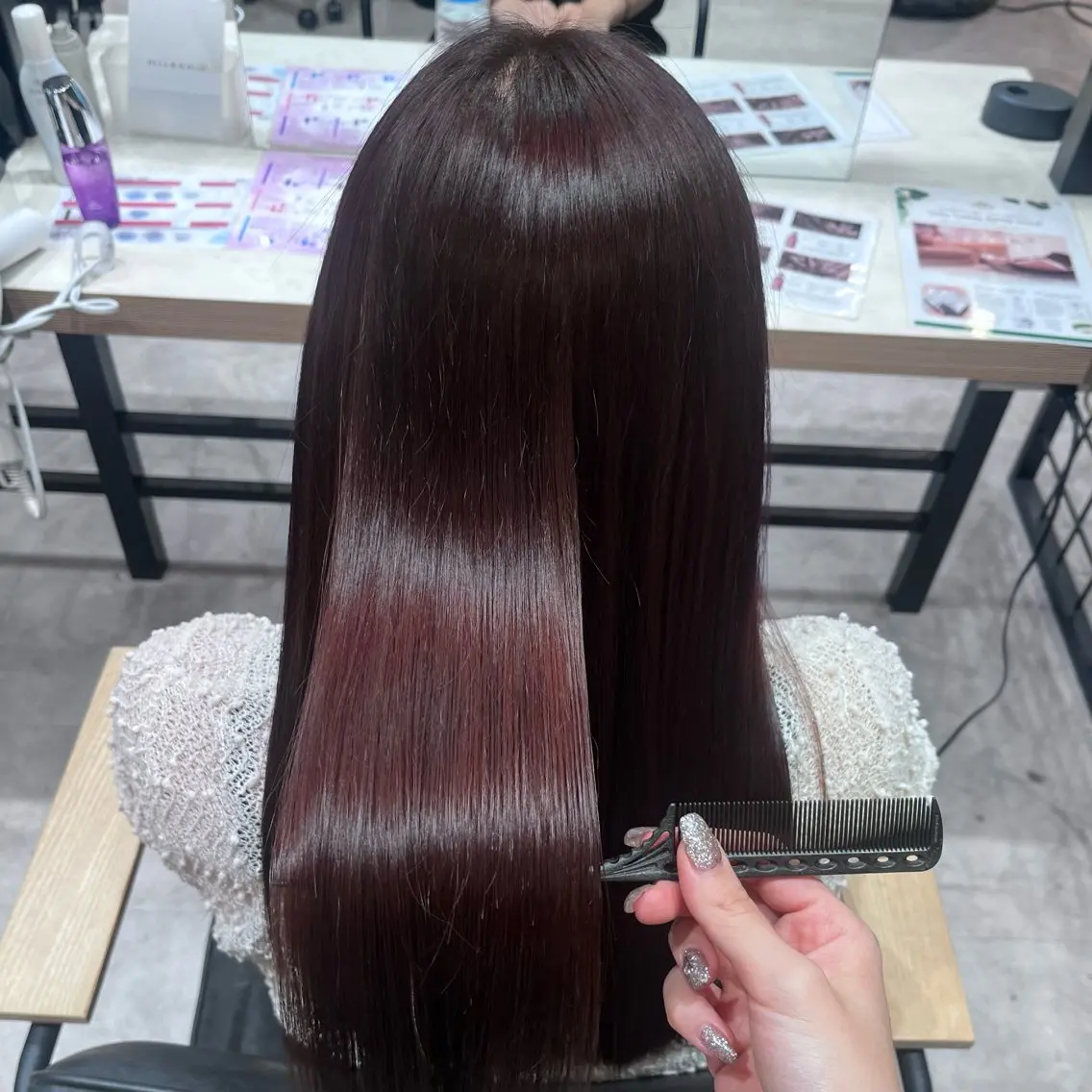 ロング カラー ヘアカラー トリートメント 🩶レイナ🩶 color/nailのヘアスタイル