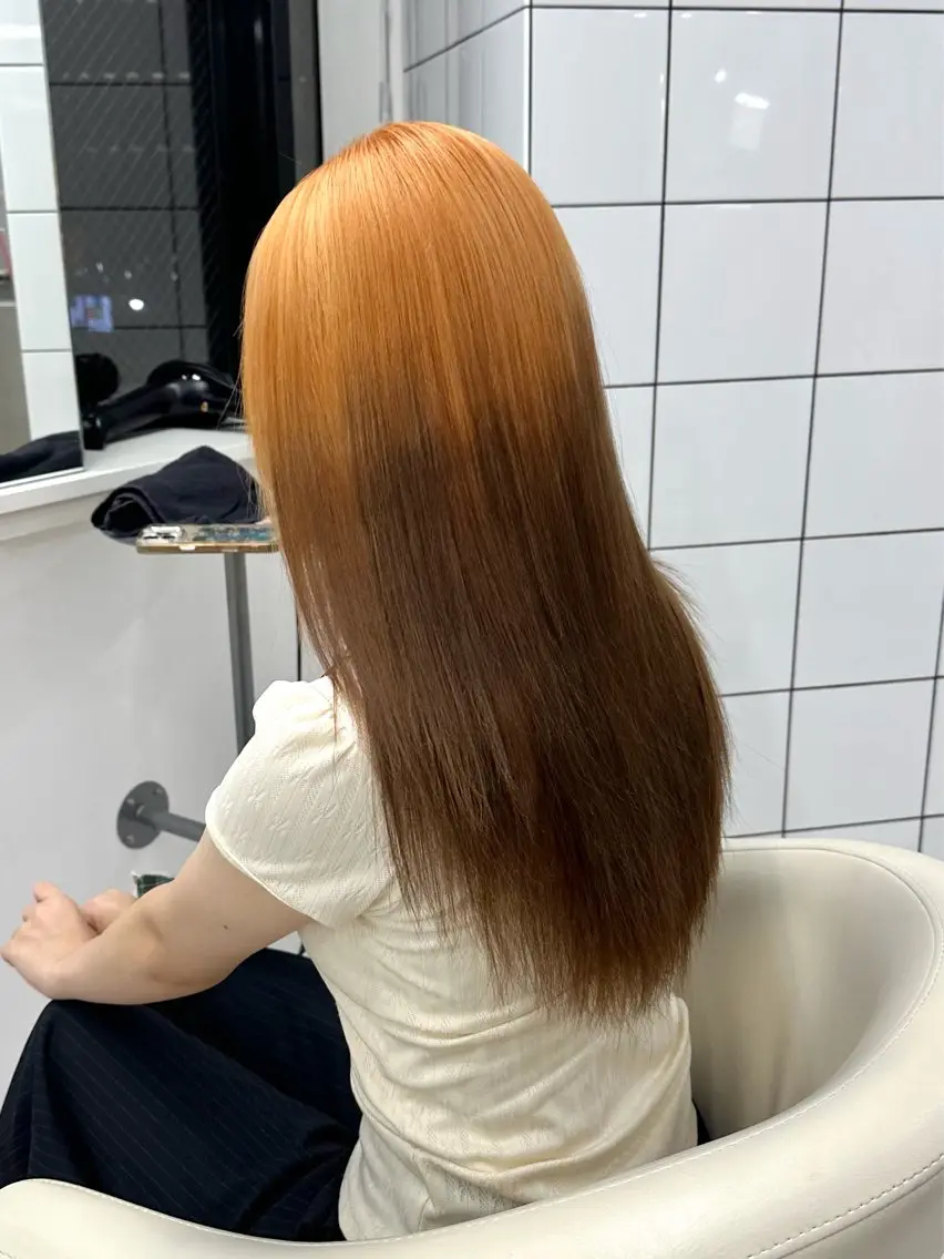 ロング カラー 颯人/三ノ宮/ 透明感/ブリーチのヘアスタイル