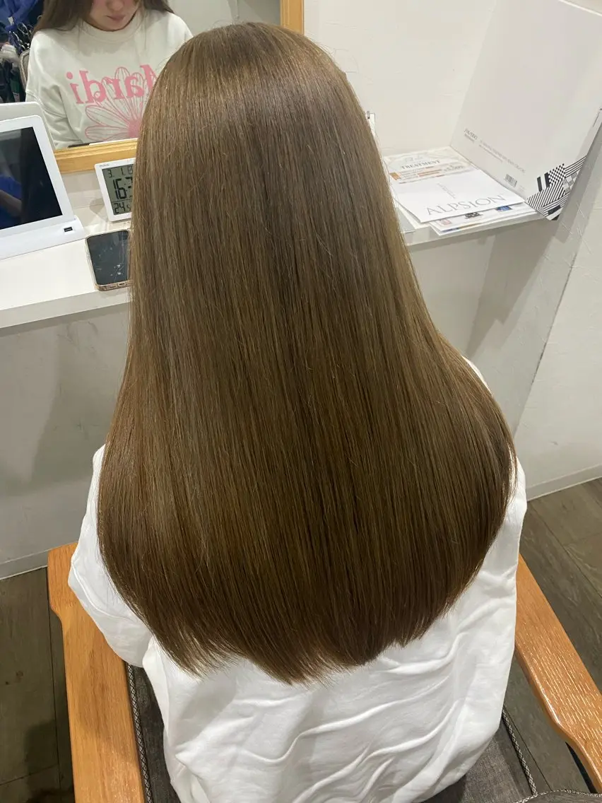 カラー ブリーチ ヘアカラー トリートメント 髪質改善サロン 梅田/ヨナミネのヘアスタイル