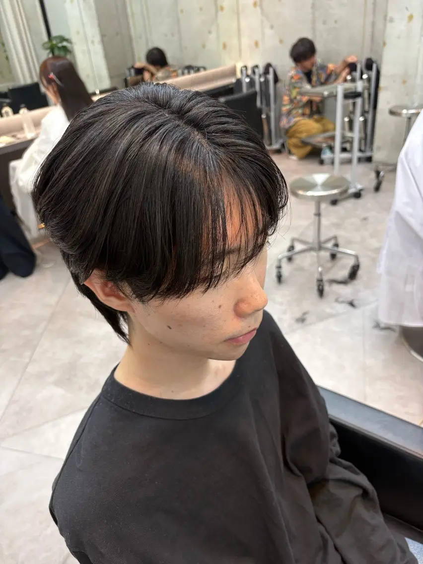 メンズ カット 縮毛矯正 城山 拓実のヘアスタイル