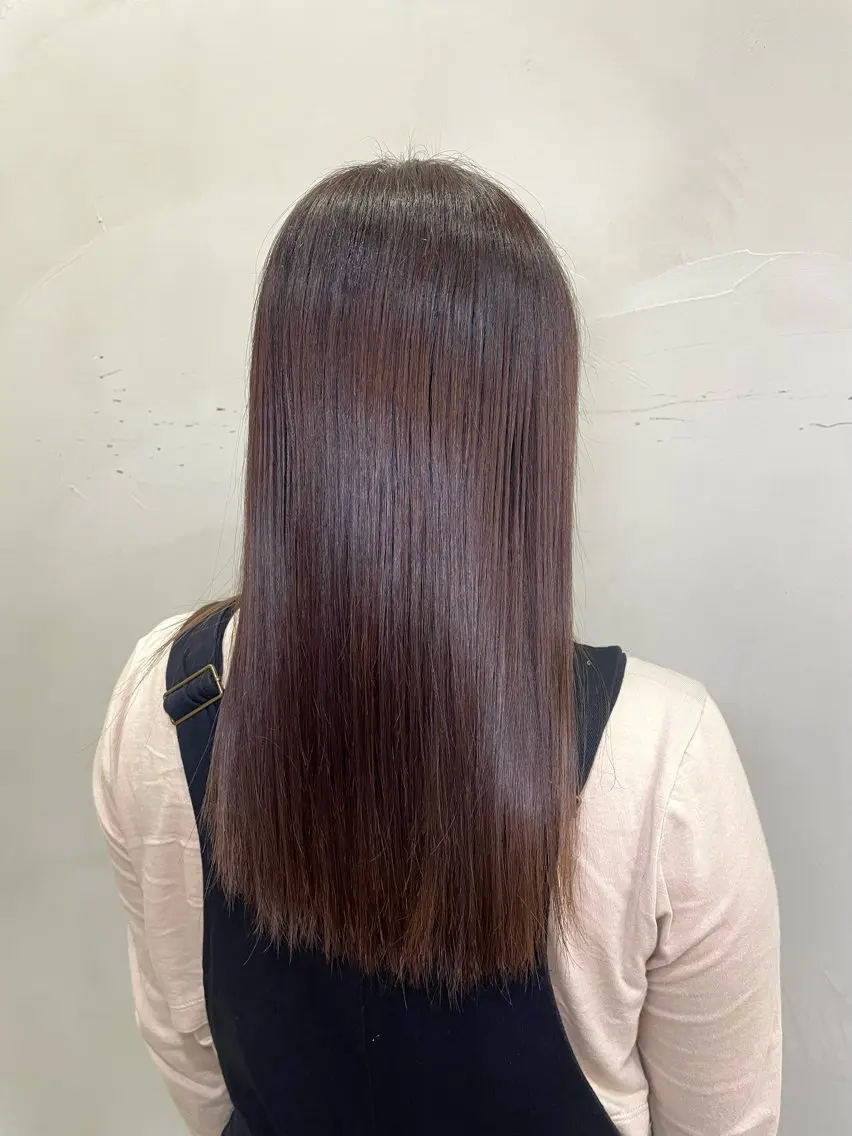ロング カラー ベージュカラー 透明感カラー 伊藤 実悠/豊橋/ 髪質改善カラーのヘアスタイル