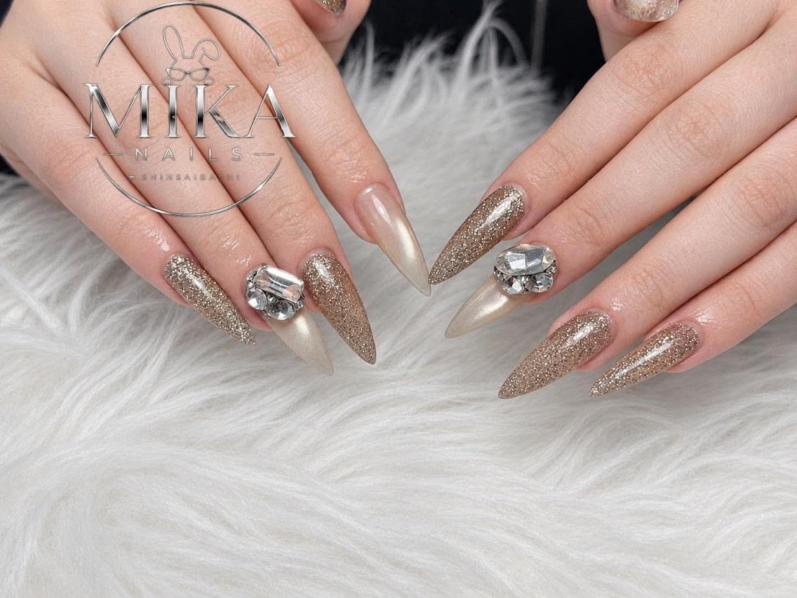 ネイル アートネイル チークネイル ドット フットネイル フレンチネイル ハンドネイル KIMU MIKA.NAILのネイルデザイン