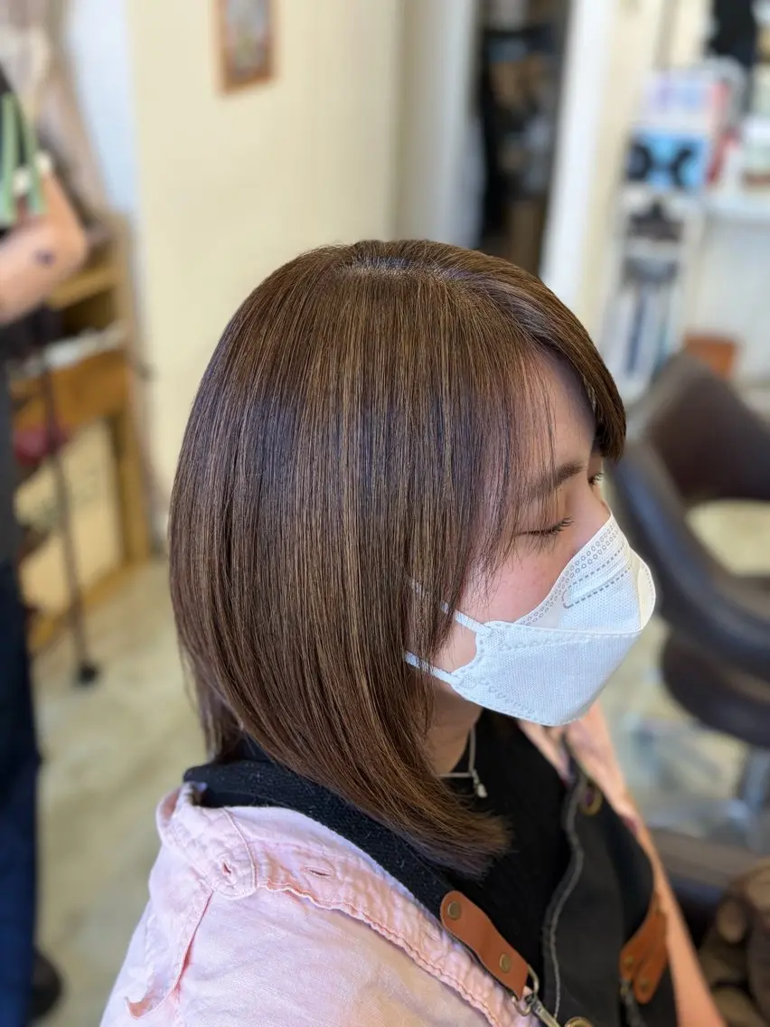 ミディアム トリートメント トリートメント サイトウ タクトのヘアスタイル