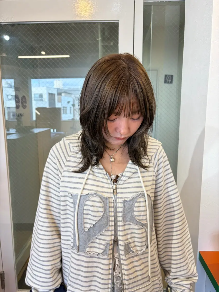 ミディアム カラー カット ヘアカラー ❕マンツーマン施術❕ 🍊Moemiのヘアスタイル