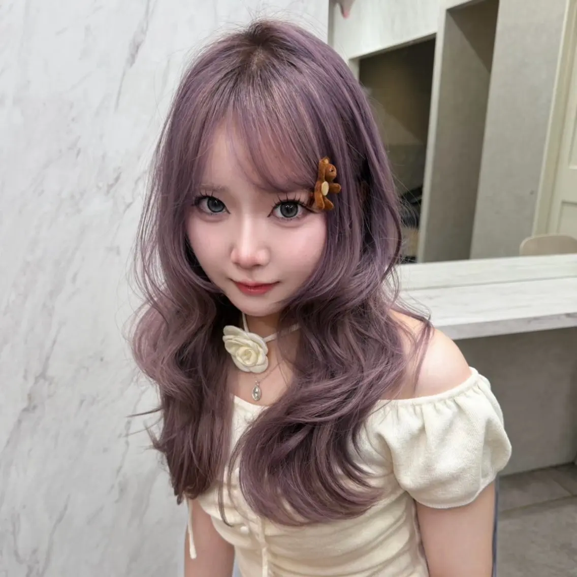ロング karin ボブハイトーンのヘアスタイル