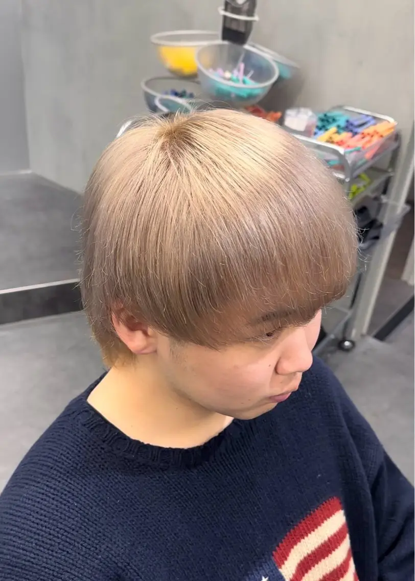 カラー メンズ ヘアカラー トリートメント fifth 丸山太誠のヘアスタイル