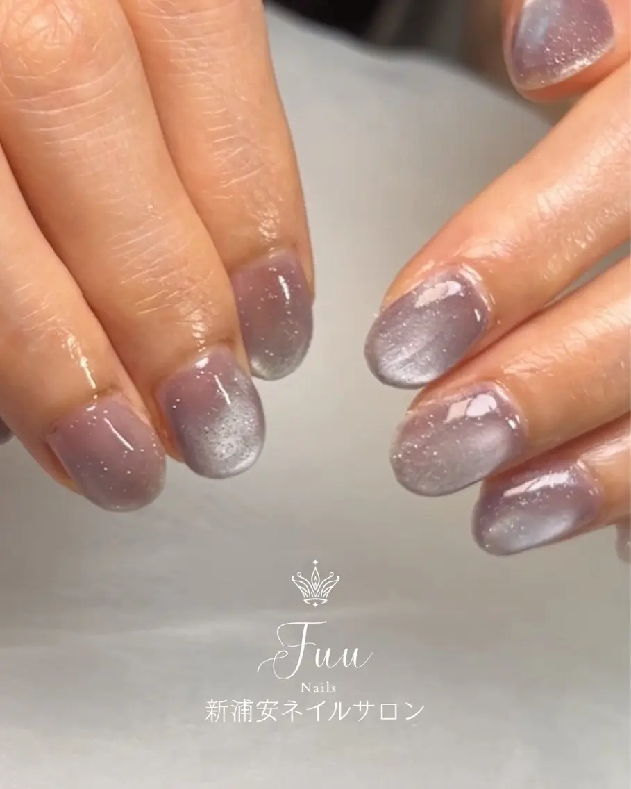ネイル フラワーネイル フットネイル マグネットネイル オフィスネイル ワンカラーネイル ハンドネイル 犬のいるネイルサロン Fuu nailsのネイルデザイン
