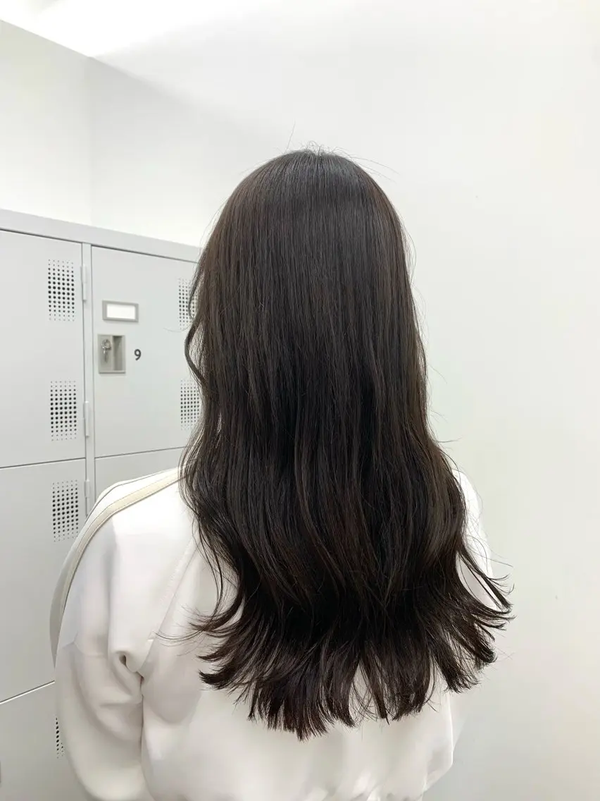 セミロング カラー 本格ヘッドスパ🌿 ×ヘア 佐藤のヘアスタイル