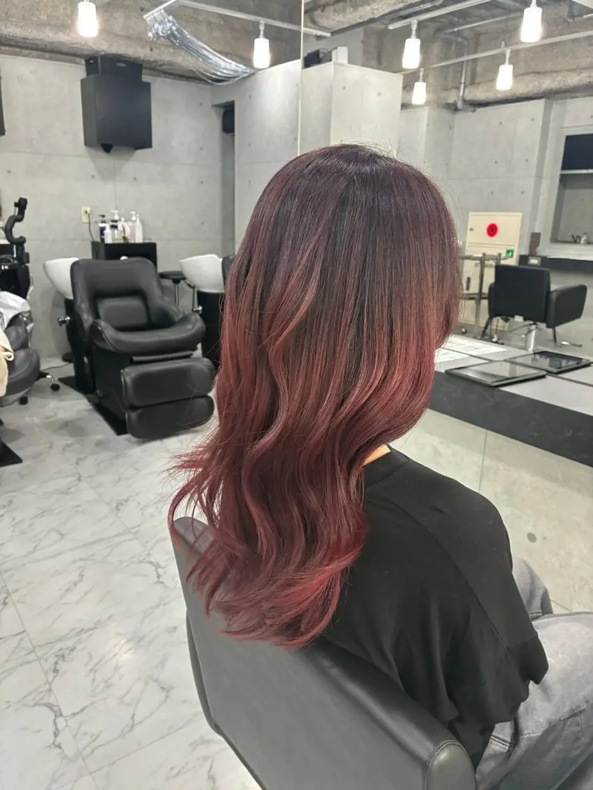 ロング カット ヘアカラー トリートメント Endearing 🌟銀座のヘアスタイル