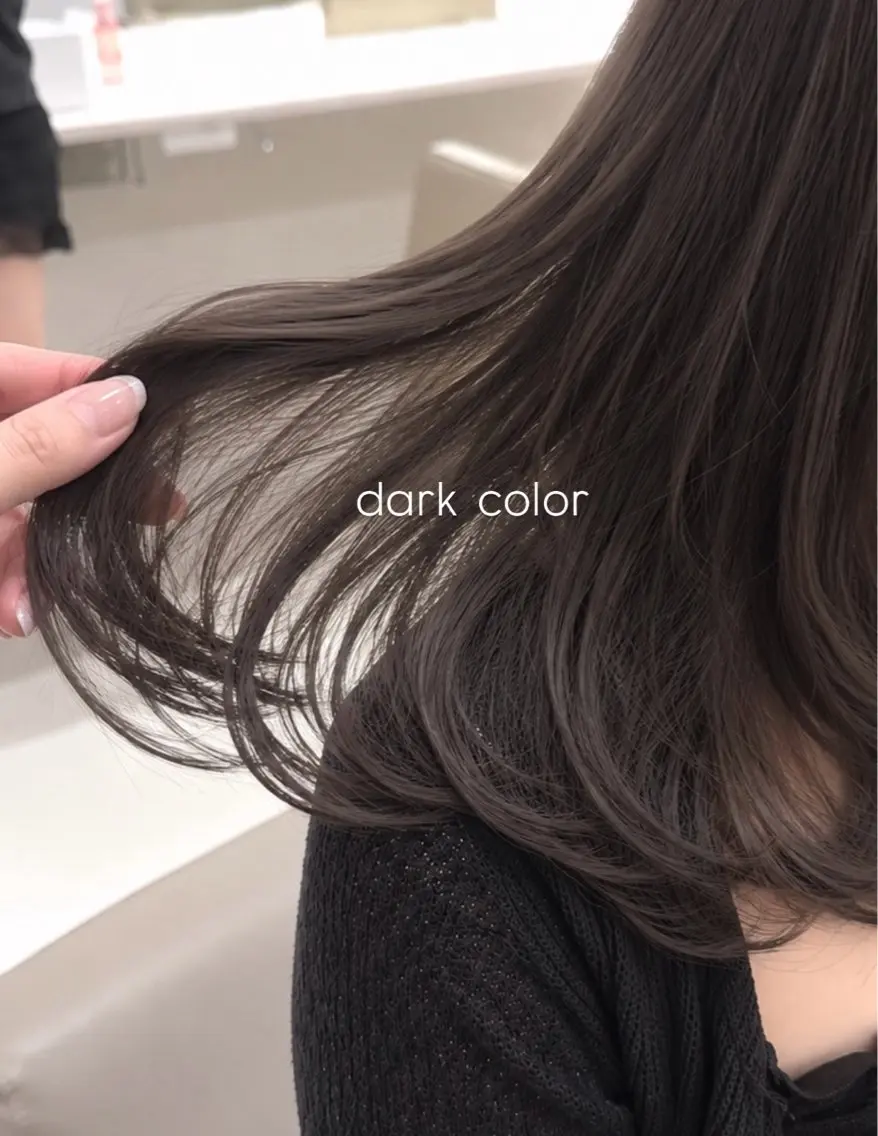 ミディアム カラー sumire ༊·˚ 透明感／艶Colorのヘアスタイル
