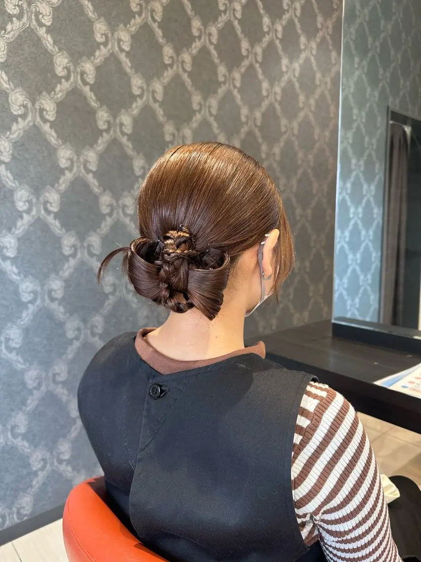 ヘアアレンジ 大口 楓のヘアスタイル