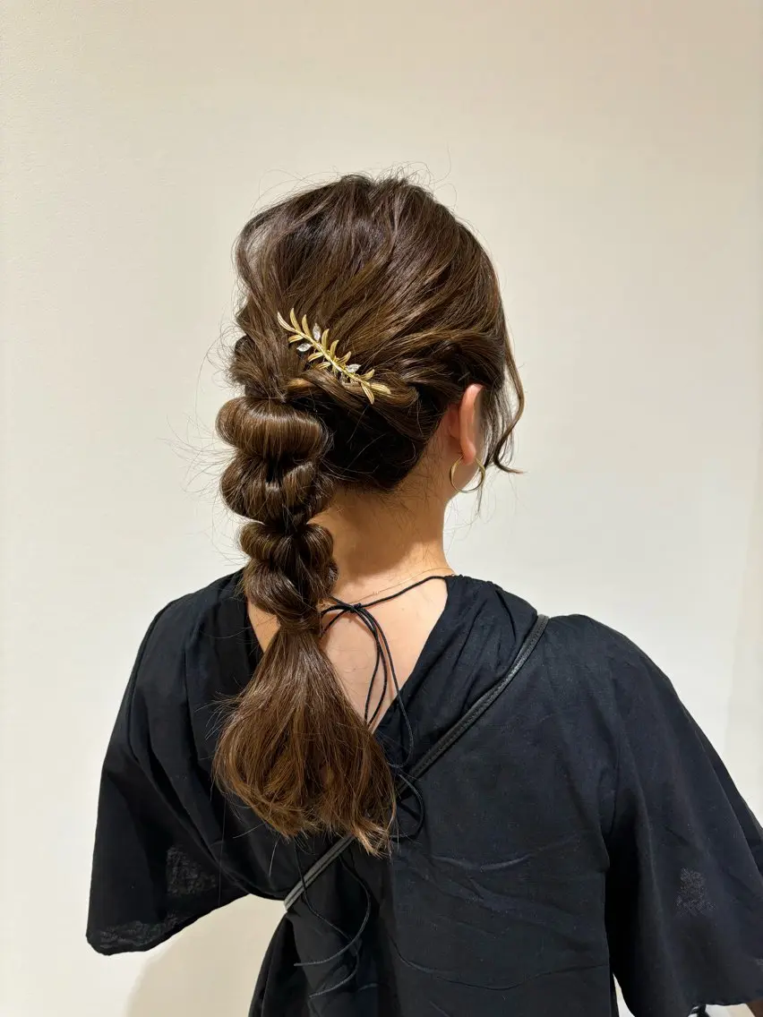 結婚式、ライブ、お出かけ前ヘアセット♪の写真