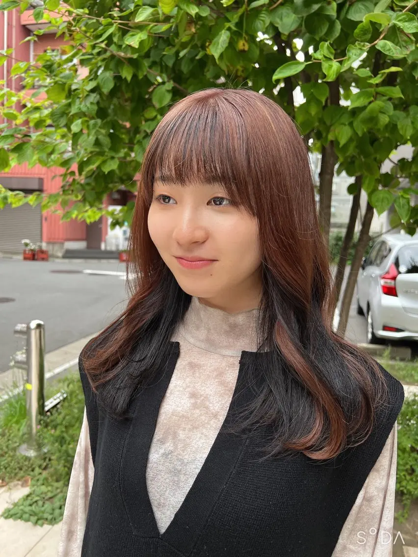 ミディアム カラー 💎透明感カラー特化 💎TAISEIのヘアスタイル