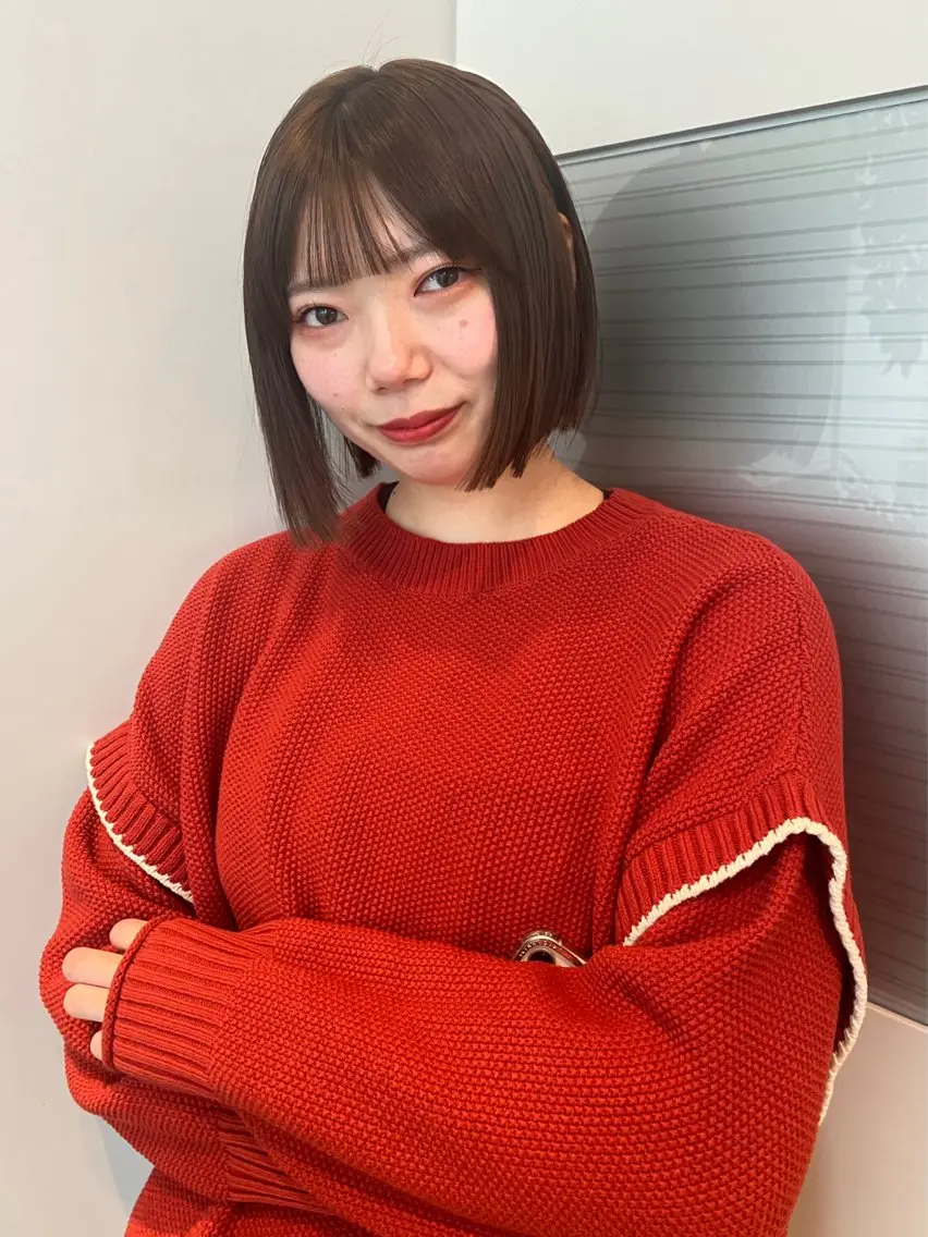 ショート カラー 似合わせカット カット ヘアカラー トリートメント mai / linoah˚✧のヘアスタイル