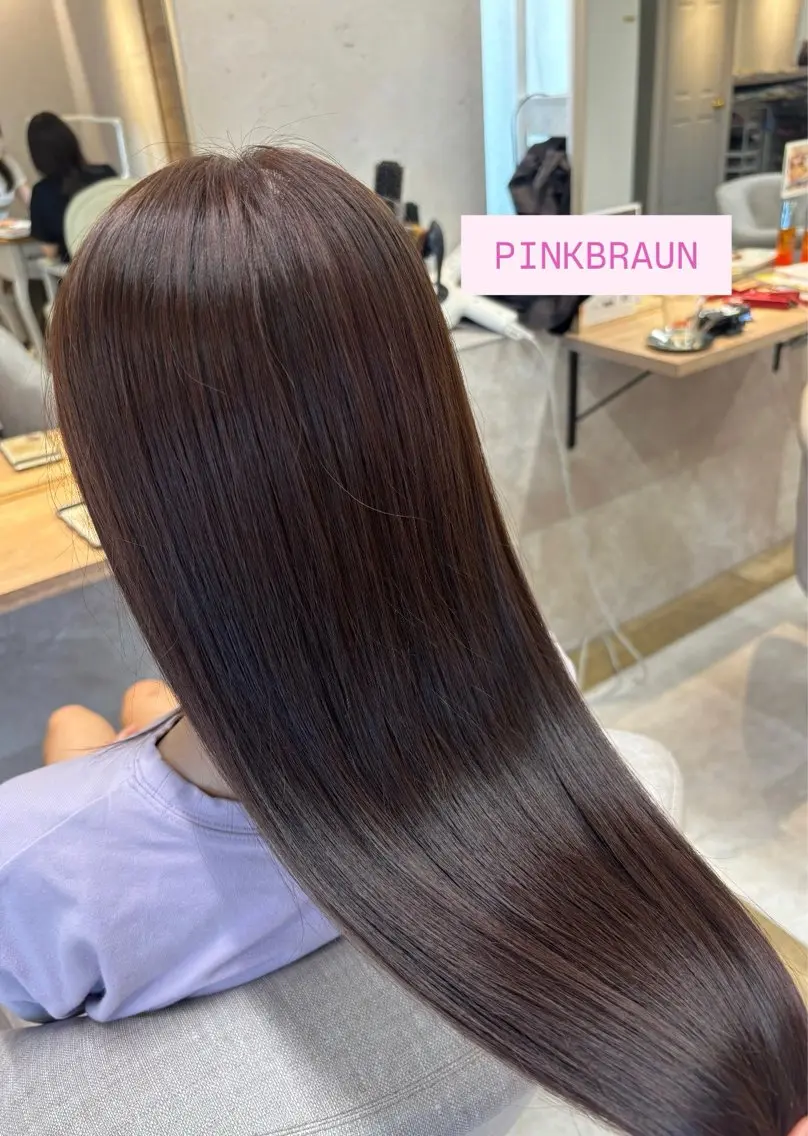 カラー ブラウンカラー ピンクカラー カット ヘアカラー トリートメント MaryHarris 西区姪浜/Mihoのヘアスタイル