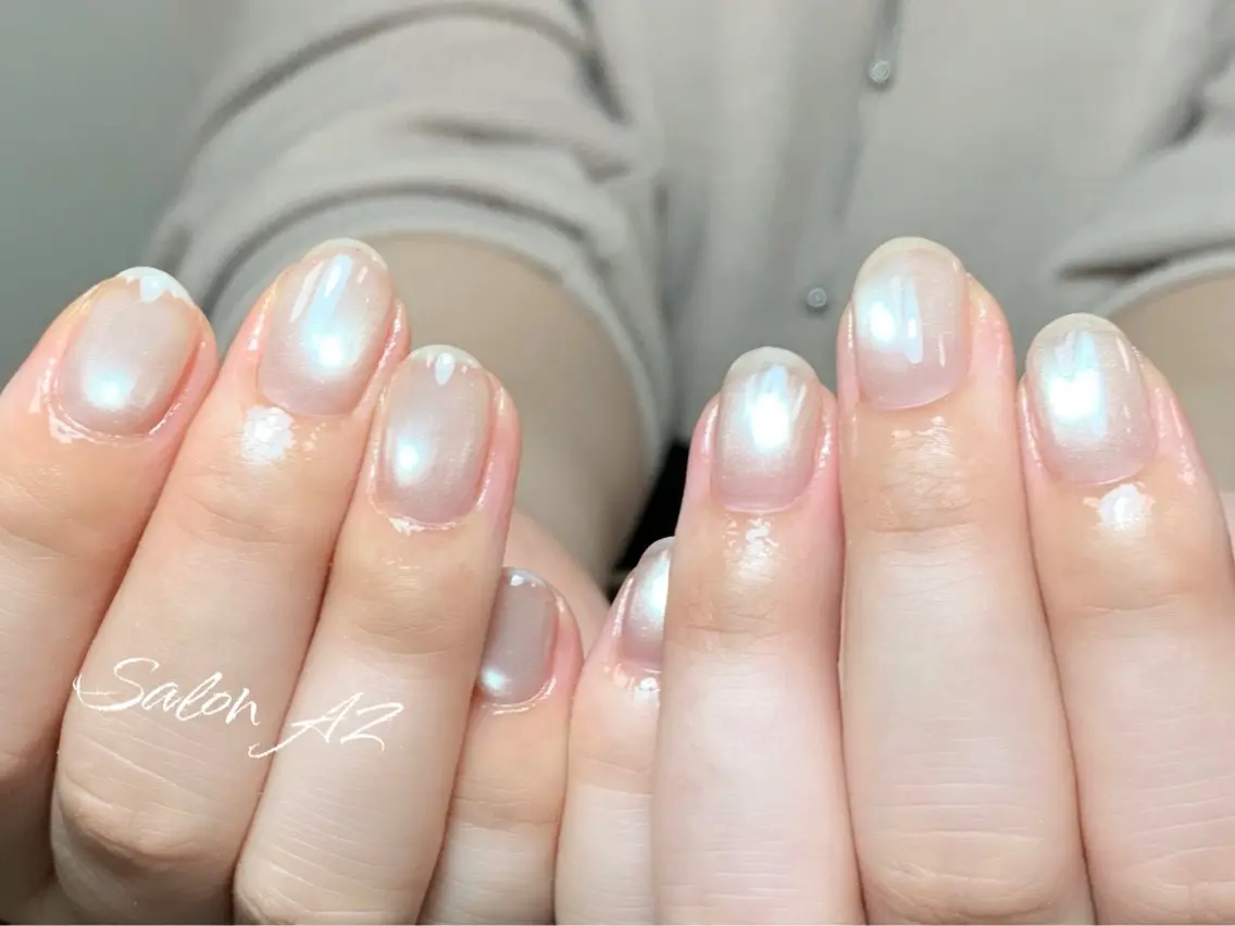 ネイル アートネイル フットネイル フレンチネイル マグネットネイル 持ち込み ハンドネイル salon AZのネイルデザイン