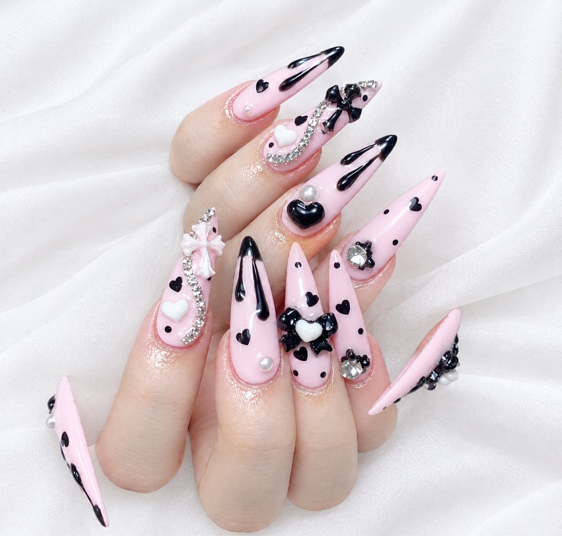 ロング 韓国風ヘア ロング ハンドネイル ハンドケア CHIBI NAIL SALON 船橋のネイルデザイン