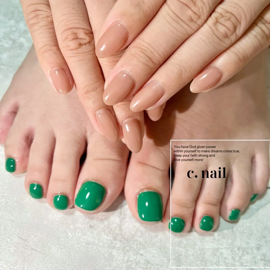 ネイル フットネイル ハンドネイル フットネイル C.Nail &Eyeのネイルデザイン
