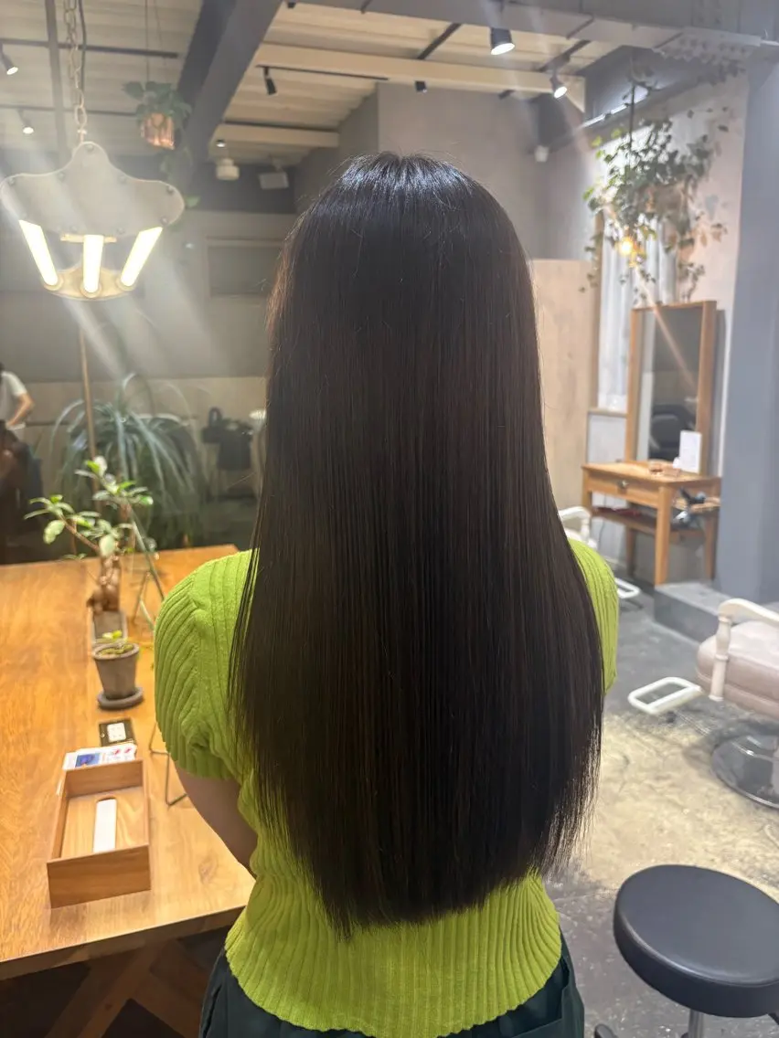 ロング 縮毛矯正 🦊LUNA🦊/ CREA 新板橋店のヘアスタイル