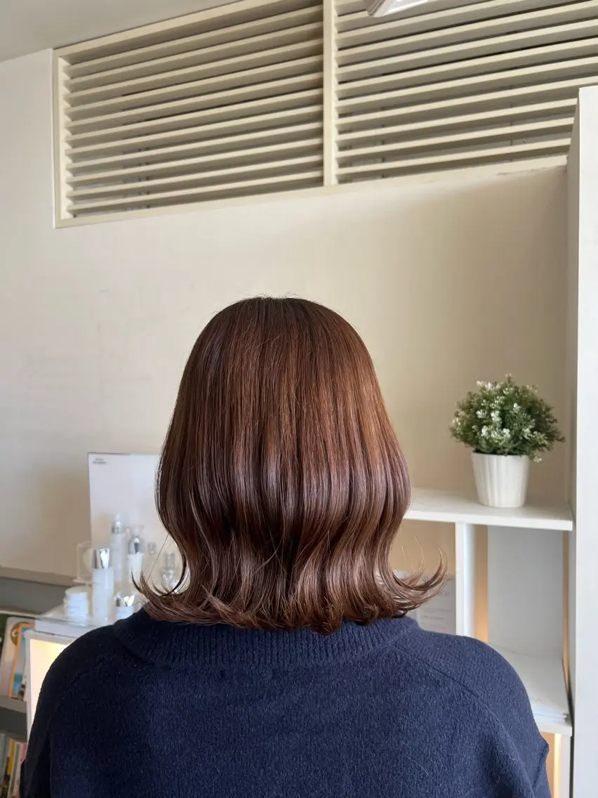ミディアム ヘアカラー トリートメント 竹添 有梨沙のヘアスタイル