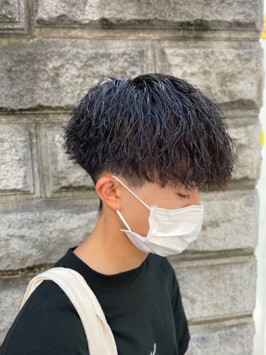 パーマ メンズ マッシュ メンズパーマ👑 Takashiのヘアスタイル