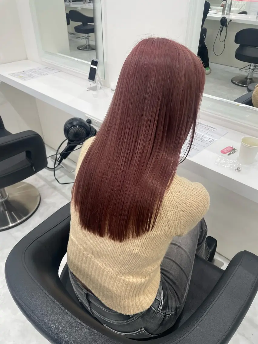 ロング カラー カット ヘアカラー トリートメント 💗トレンドモテヘア Natsumi 💗のヘアスタイル