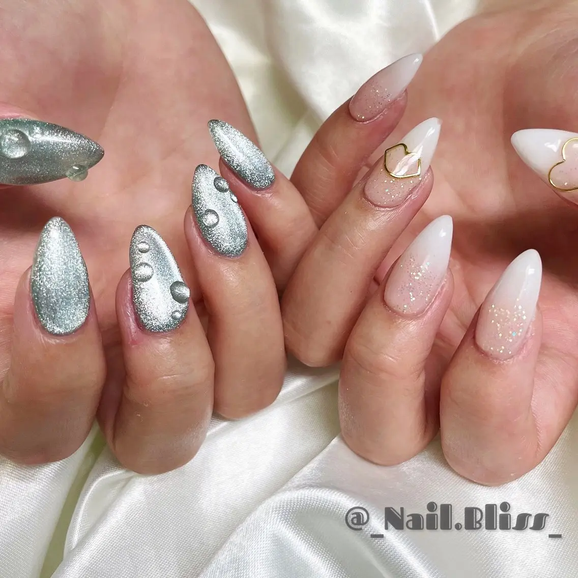 ネイル マグネットネイル ハンドネイル NAIL BLISSのネイルデザイン
