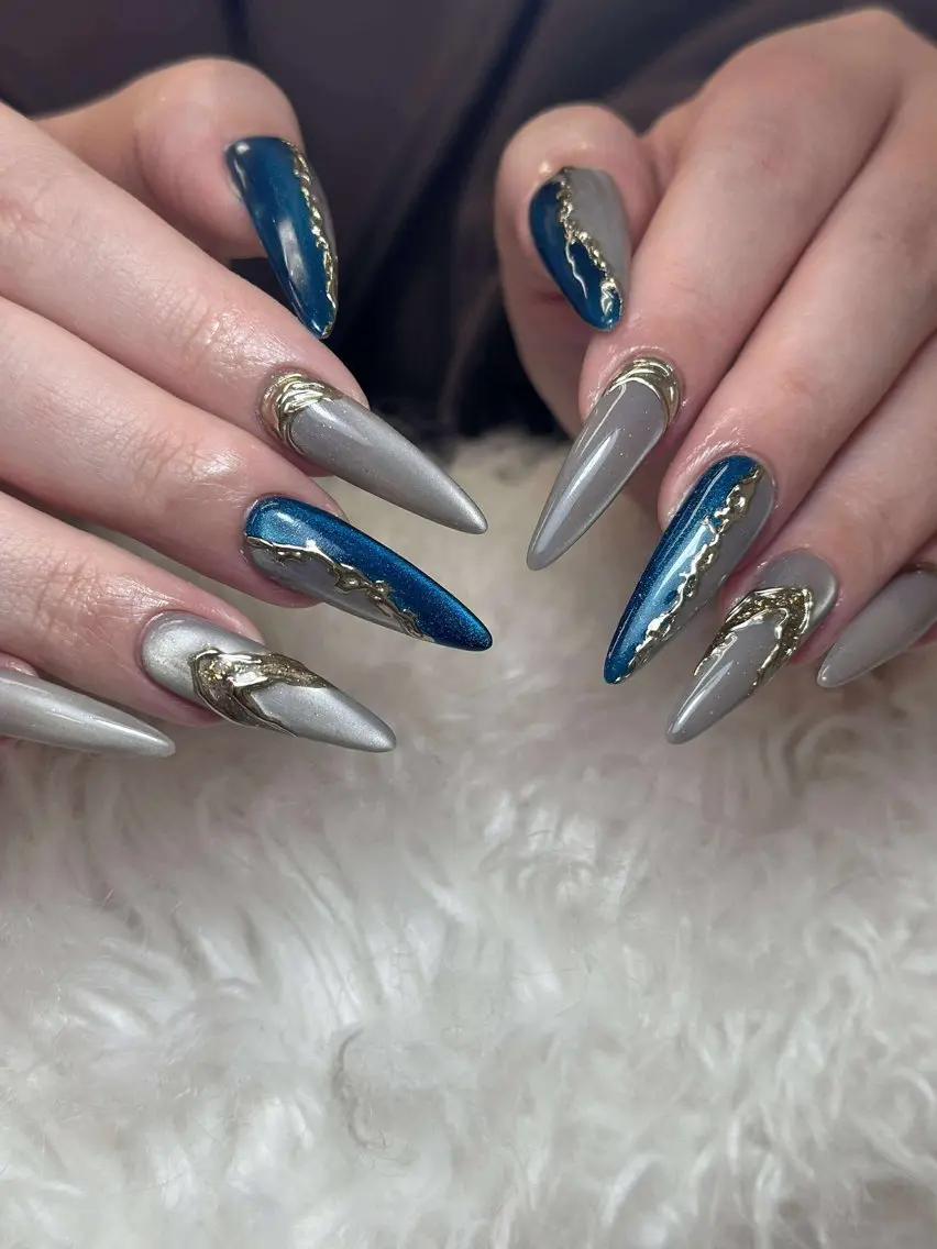 ネイル フレンチネイル ジェルネイル ガーリー 韓国ネイル ロングネイル ハンドネイル NieNail Nezukoのネイルデザイン