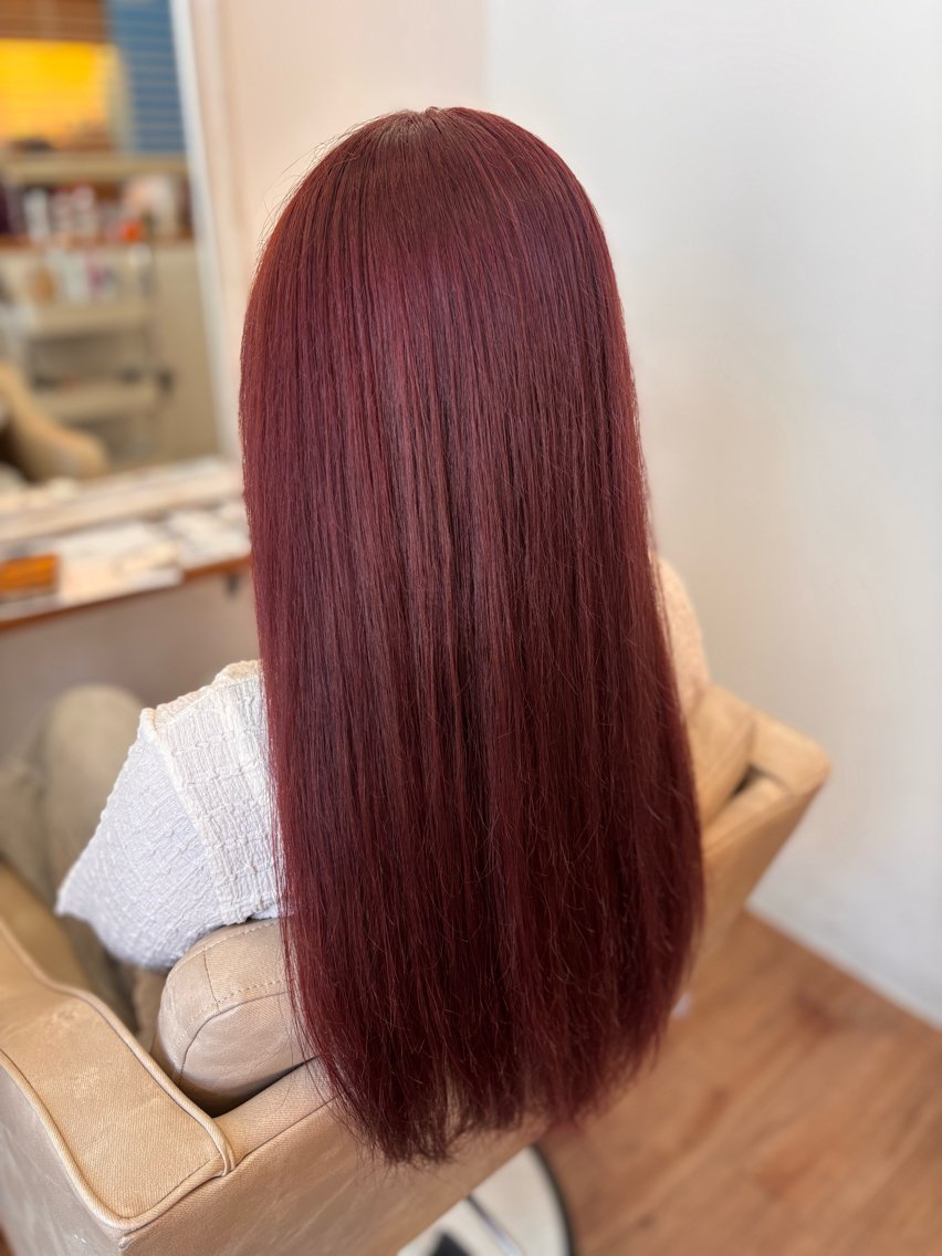 ロング カラー カット ヘアカラー 永井大樹✨ 透明感カラー✨のヘアスタイル