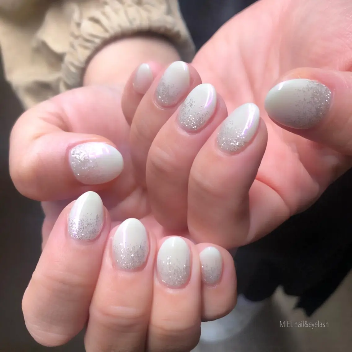 ネイル オーロラネイル ハンドネイル nail salon monailのネイルデザイン