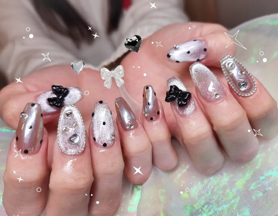 ネイル ハンドネイル 💜bora .のネイルデザイン