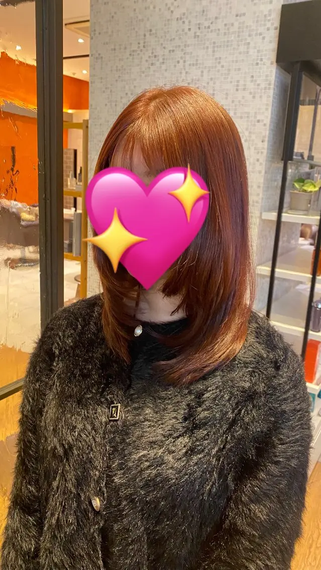 layer cut ➕　髪質改善treatmentの写真