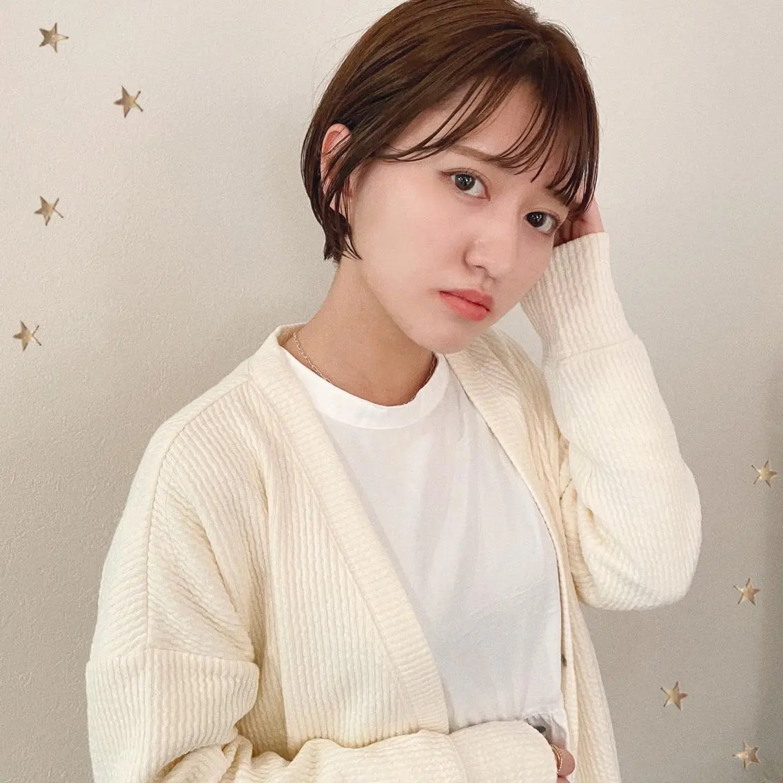ショート カット 市川 千夏のヘアスタイル