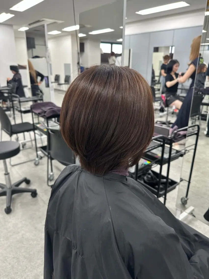 ショート カット ヘアカラー トリートメント 透明感ベージュ🎀 Anju/渋谷🎀のヘアスタイル