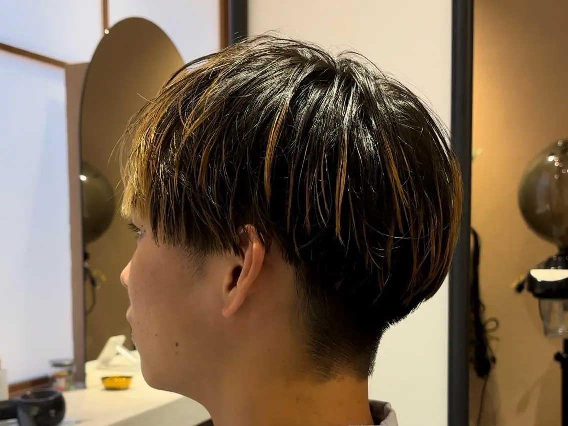 メンズ 刈り上げ ヘアカラー 中嶋千挙人 メンズ特化のヘアスタイル