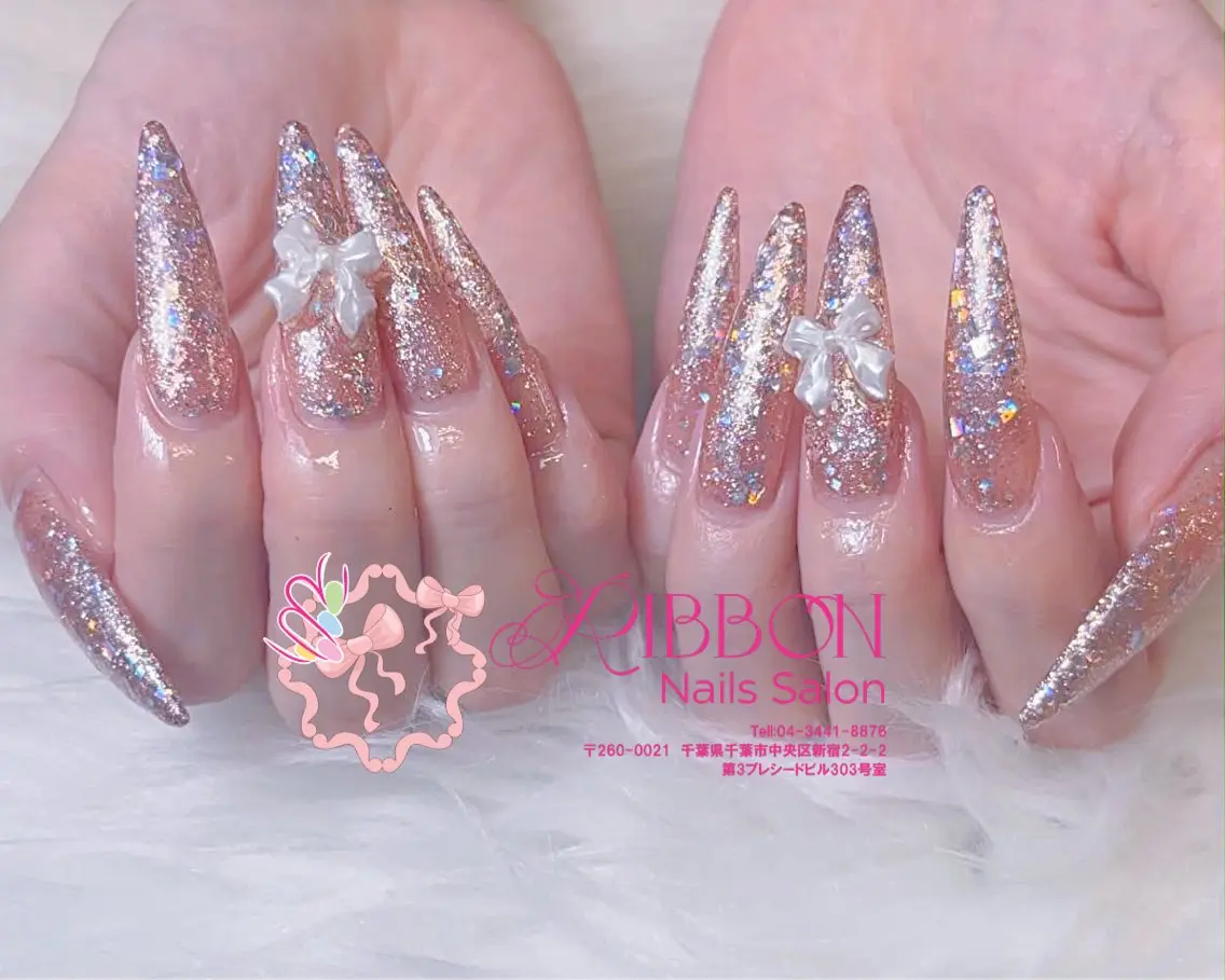 ネイル フレンチネイル ジェルネイル マグネットネイル 持ち込み ニュアンスネイル ハンドネイル Ribbonnail salonのネイルデザイン