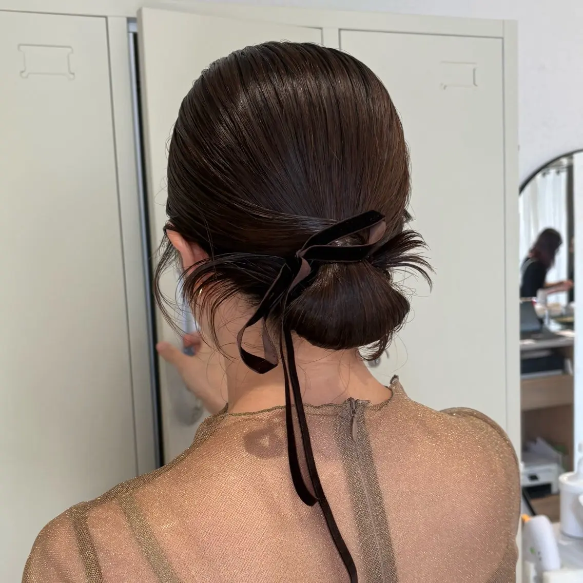ミディアム ヘアアレンジ 結婚式・ブライダル ヘアセット シマダ ユウナのヘアスタイル