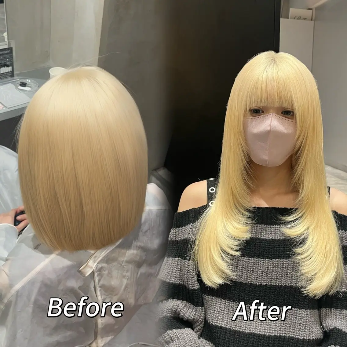 ロング カラー カット ヘアカラー トリートメント エクステ レイヤー×ブリーチ ×エクステ💫ひかるのヘアスタイル
