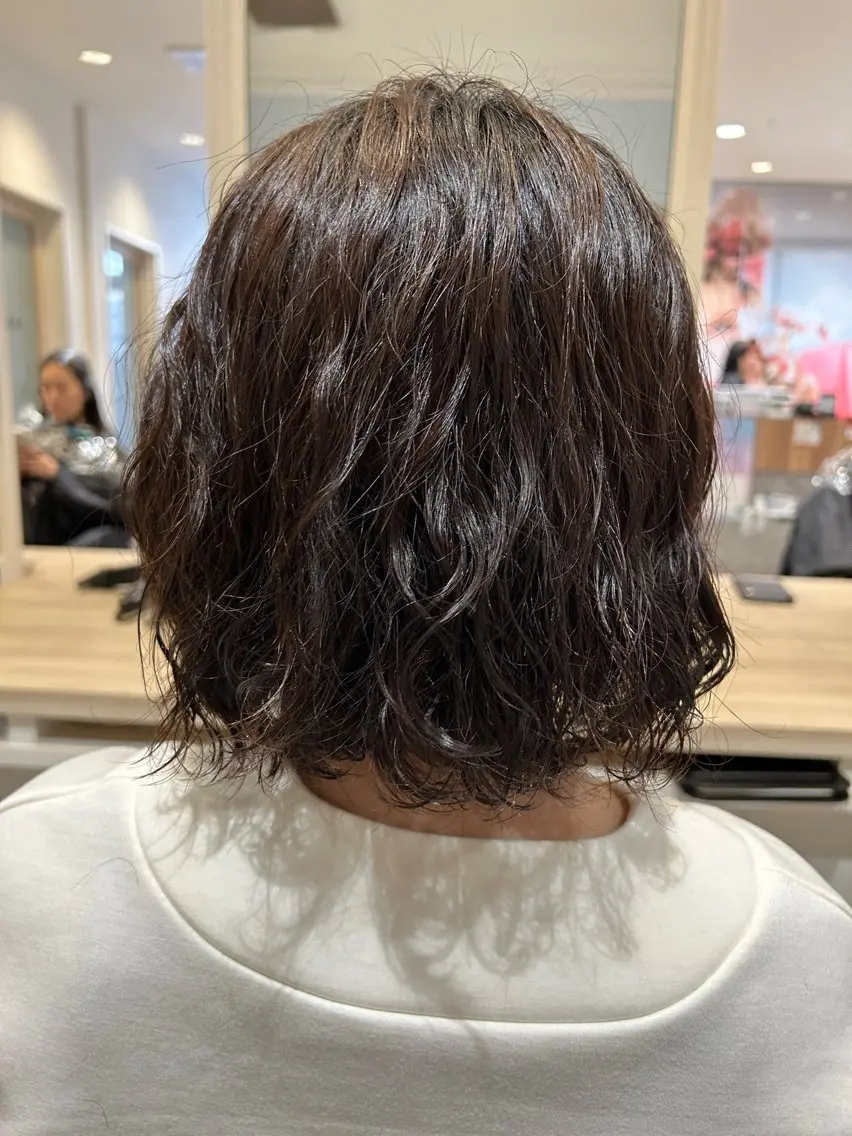 ミディアム パーマ ミディアムパーマ メンズカット/パーマ 深浦　庄晴のヘアスタイル