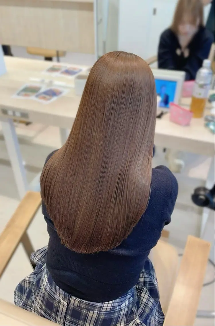 ロング カラー カット ヘアカラー トリートメント かずや🍀/髪質改善 /艶髪カラー/眉毛のヘアスタイル
