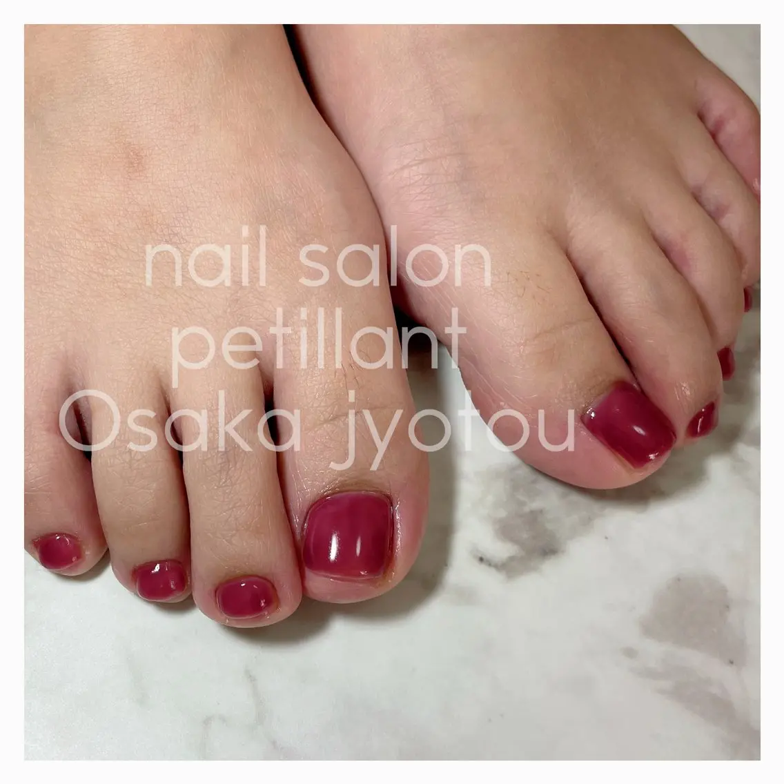 ネイル フットネイル nail salon petillantのネイルデザイン