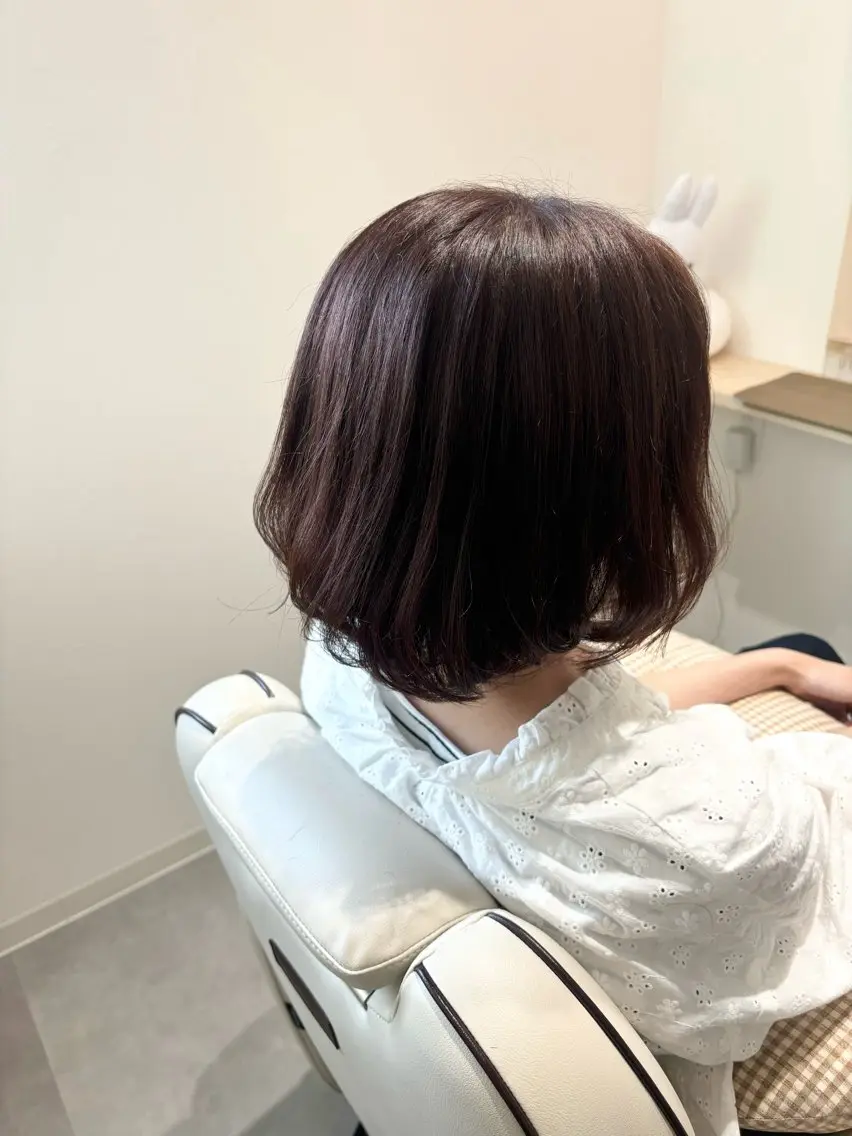 【カットなしの方におすすめ◎】うる艶カラー×髪質改善超音波集中トリートメントの写真