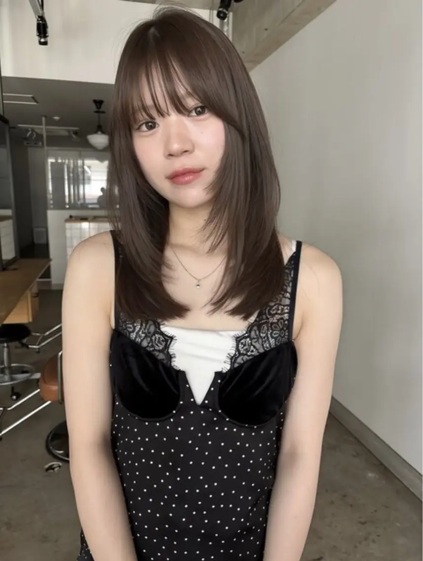 ロング 寒色❄️透明感カラー /レイヤーカット🪽のヘアスタイル