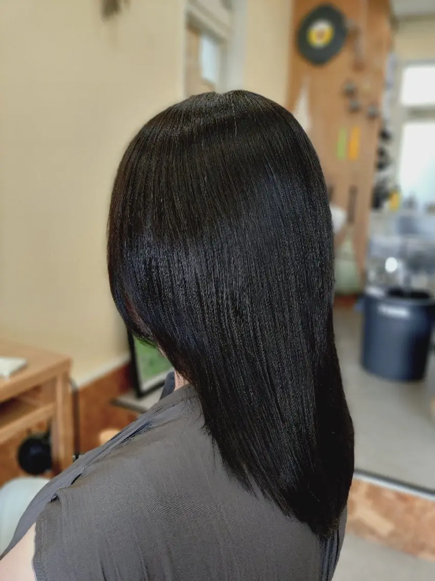 セミロング トリートメント 酸性ストレート カット 縮毛矯正 トリートメント ヘッドスパ 美容院・ 小林のヘアスタイル