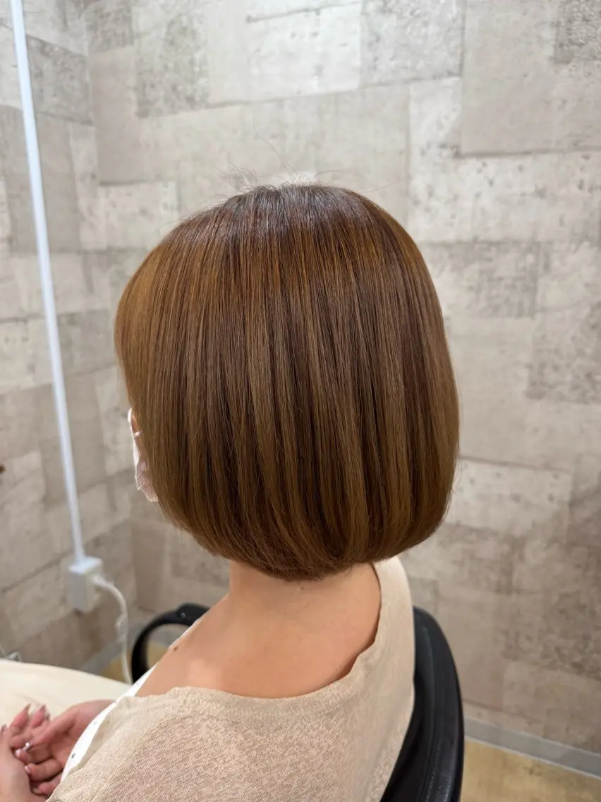 ショート ヘアカラー トリートメント Garden 浅草蔵前のヘアスタイル