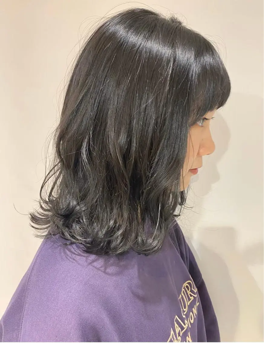 《 透明感、赤み消し 》アディクシーorイルミナカラー+シルクトリートメント🦋の写真